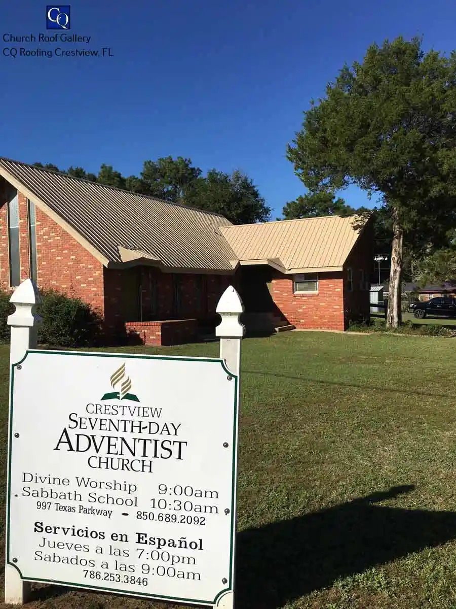 Church Roof Gallery CQ Roofing Crestview FL6