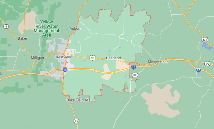 Deerland Florida’s Trusted Source for a Fair and Honest Roofing Contractor 1 Map
